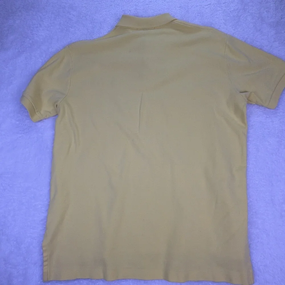 Vintage Polo Ralph Lauren Shirt Men's Large Yellow 100% Cotton Y2X MX